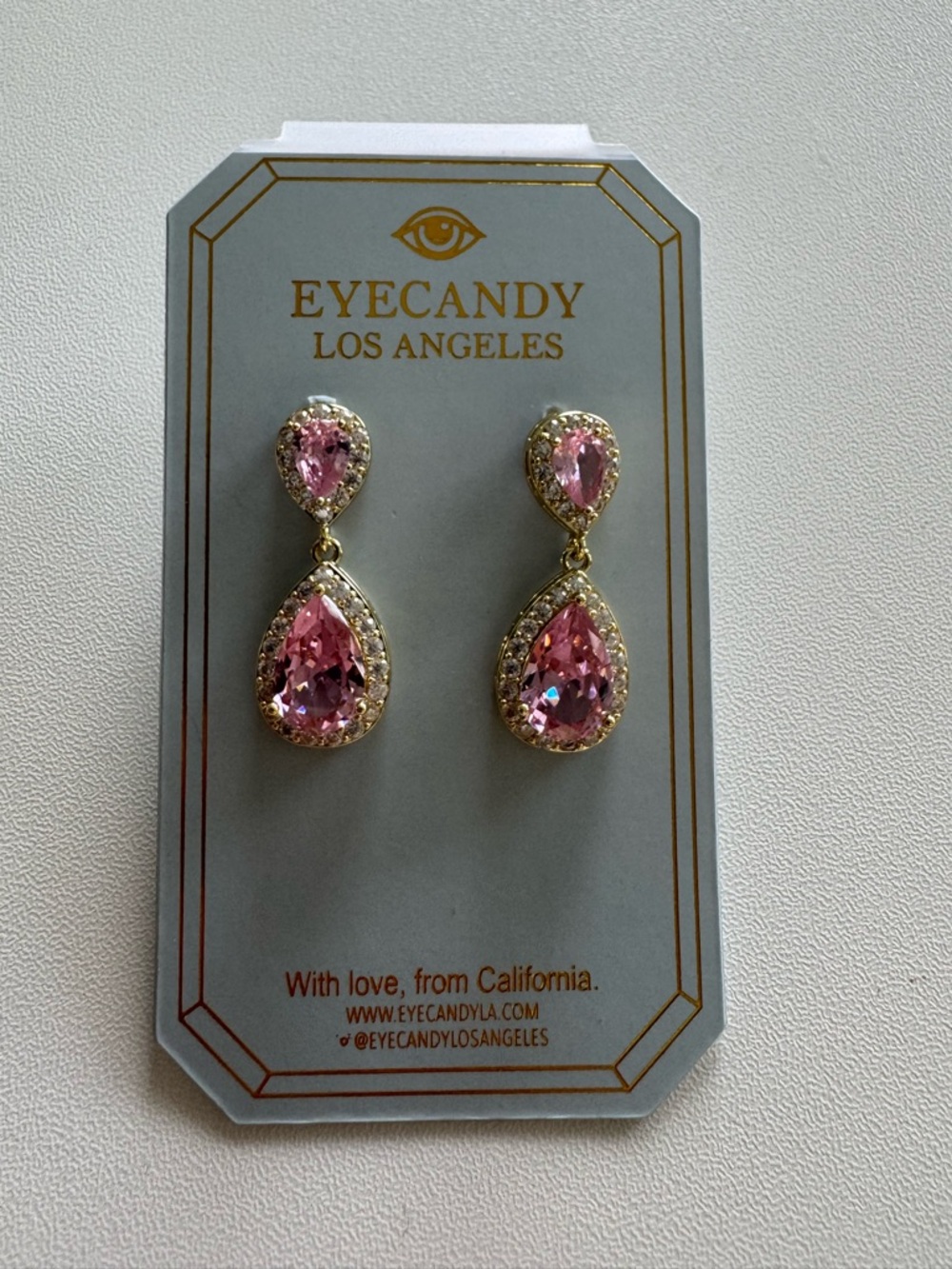 Eye Candy Pink Paradise Statement Earrings